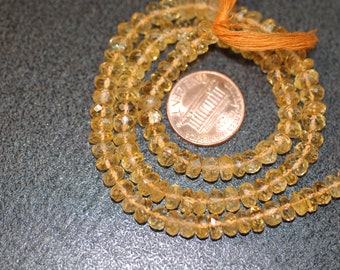Citrine Rondelle Faceted (Big Size)