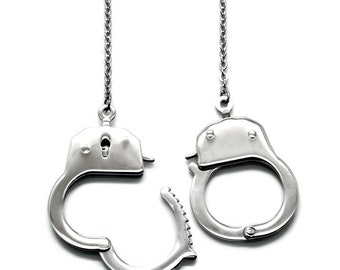 Steel Handcuff Necklace