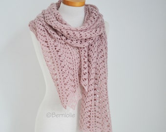 LEYNORAH, Crochet shawl pattern, pdf