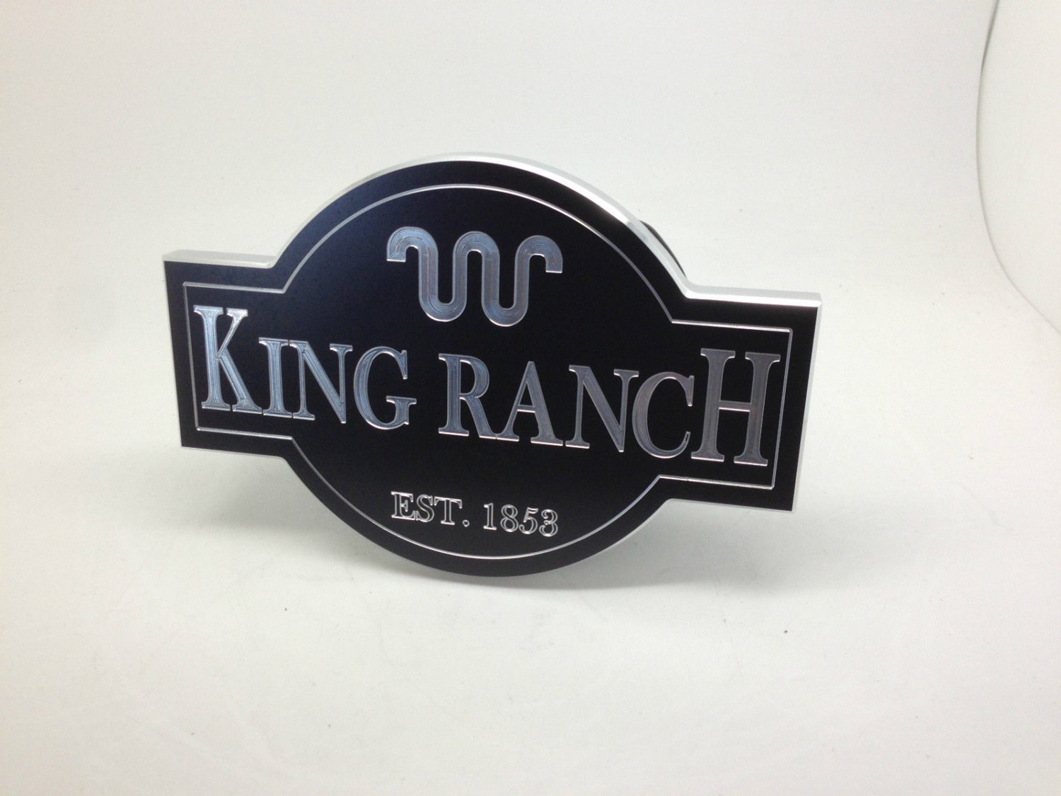 Billet Aluminum Trailer Hitch Cover Ford King Ranch 4x6 King Ranch Trailer Hitch Cover