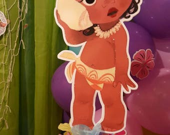 Moana Centerpieces | Baby Moana Centerpieces | Moana Birthday