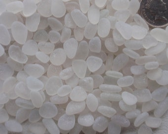 English sea glass 200 perfect frosted tiny delicate shades of white