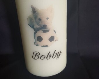 Personalised Pet Memorial Candles