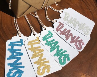 All That Glitters..."Thanks" Favor Tags