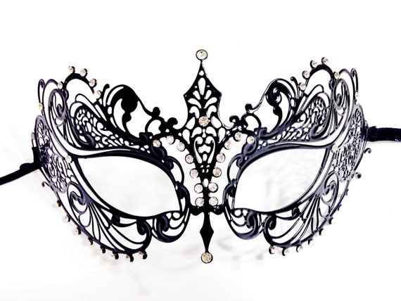 Fifty Shades Darker inspired Mask in Silver Black Gold with