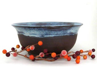 Serving Bowl - 40 ounce - Bare Bottom Bowl - Ceramic Bowl - Decorative Bowl - Hand Thrown Stoneware Pottery - Ready to Ship