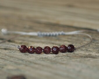 Base Chakra, Garnet, Root Chakra, 1st Chakra, Gemstone Therapy, Yoga Bracelet, Meditation Bracelet, Reiki, Wish Bracelet
