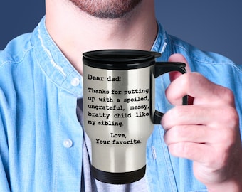 Fathers Day Gift, Fathers Day Travel Mug, Fathers Day Travel Gift, Fathers Day Travel coffee mug, Dad Gift, Dad gift from Daughter, From Son