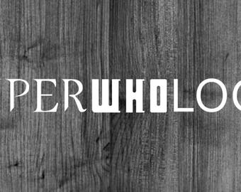 SuperWhoLock Decal Supernatural, Doctor Who, and Sherlock