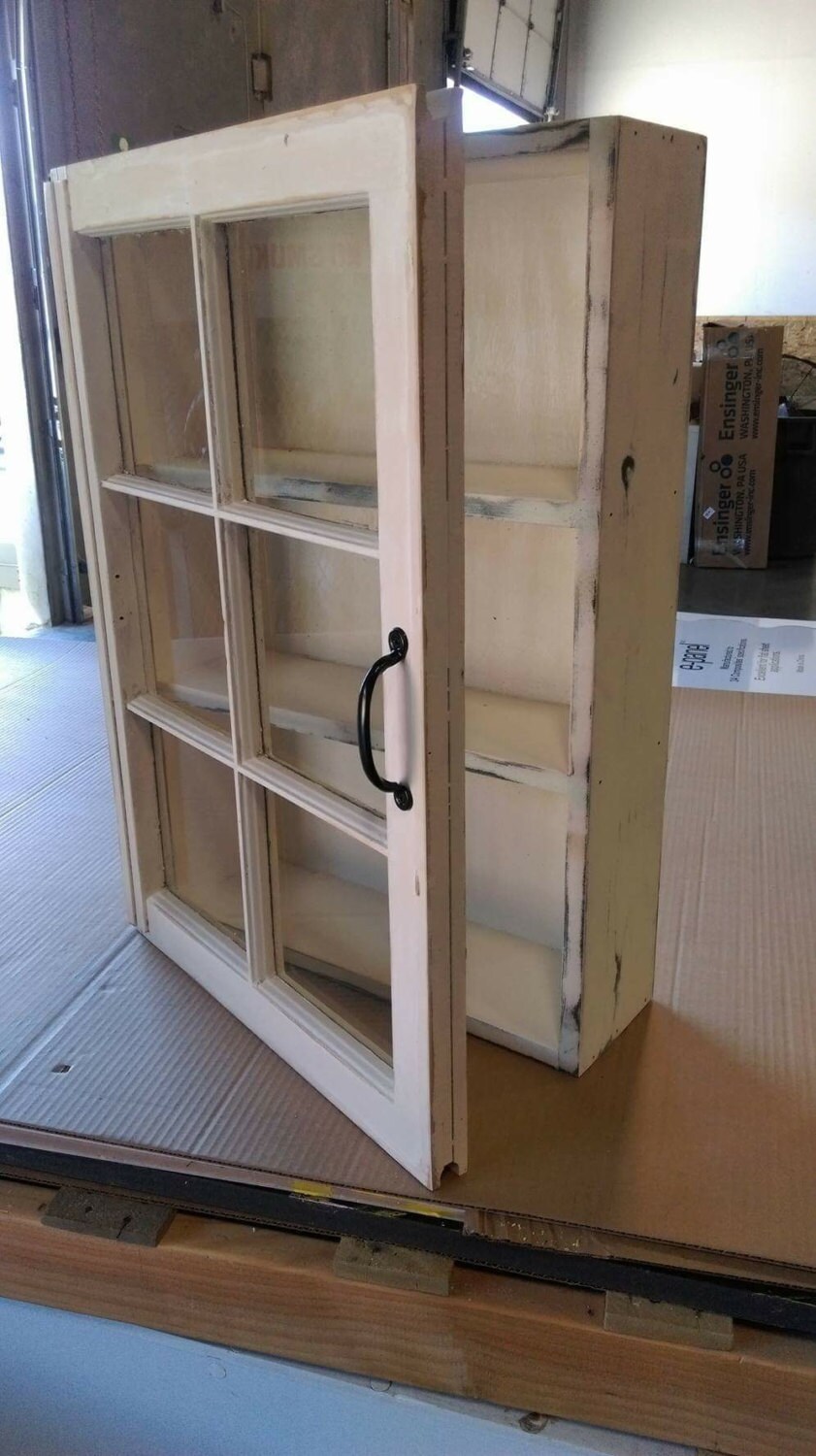 ON SALE Military Display Cabinet Medicine Cabinet Rustic
