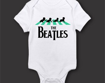 The Beatles Graphic Onesie