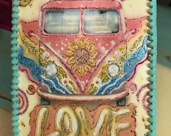 hardbound book, journal, diary, notebook, planner. one of a kind inspiring keepsake
