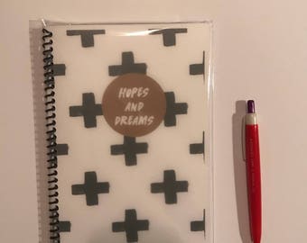 Blank page notebook for creative