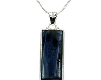 Large Pietersite Necklace Pietersite Pendant 925 Sterling Silver Pendant AF862