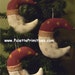Crescent Moon Santa Ornament - Epattern/Instant Download