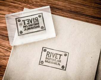 Custom Acrylic Rubber Stamp - 3 x 4 Inches
