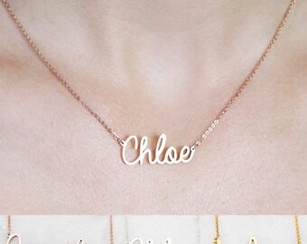 Custom Name Necklace • Children Necklace • Personalized Name Jewelry • Baby Shower New Mom Gift • Bridesmaid Gift • MOTHERS GIFT • NH04F52