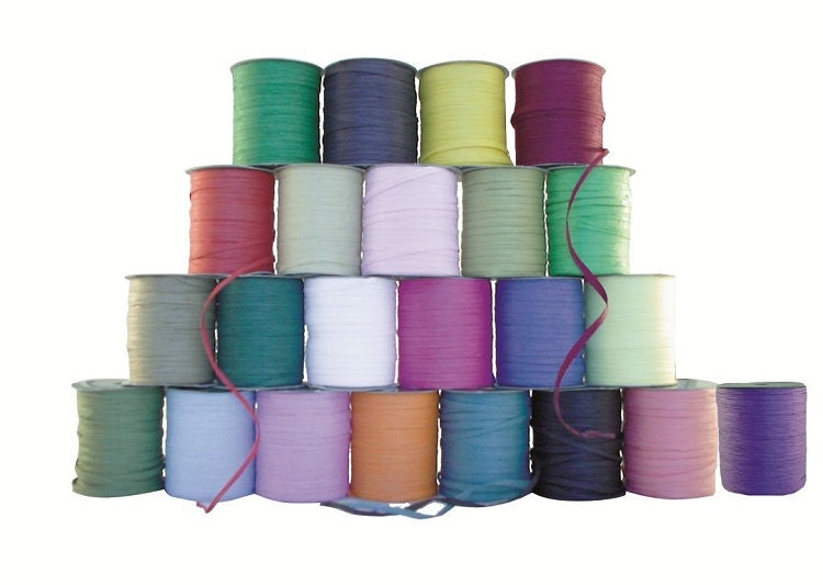100m Roll of Raffia Paper Ribbon for Wedding Favours Crafts