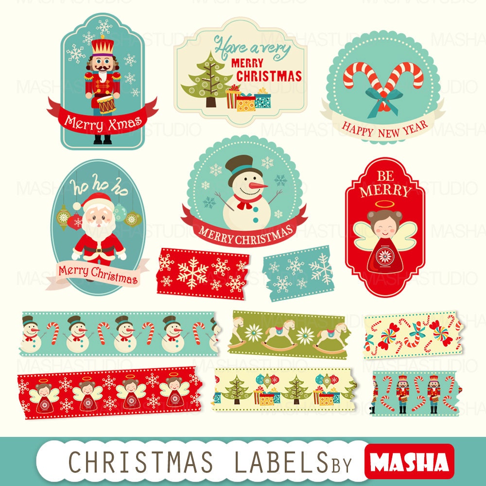 christmas labesl