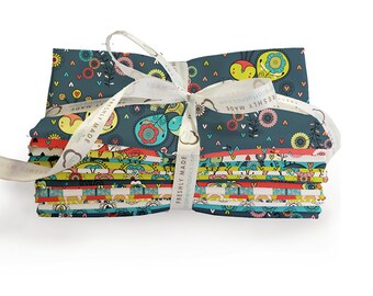 Petite Plume Fat Quarter Bundle -Camelot Fabrics - Fat Quarter Bundle - Cotton Fabric - 18 Fat Quarters