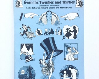1001 Adverstising Cuts from the Twenties and Thirties / Vintage Dover Publication / Leslie Cabarga / Clip Art Graphic Design Illustration
