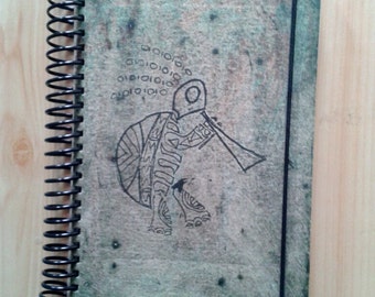 Journal, notebook, upcycled paper