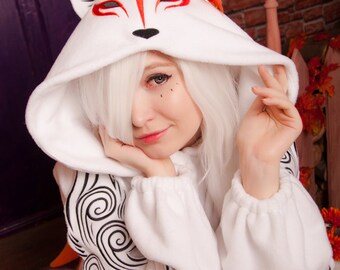 Amaterasu inspired kigurumi (adult onesie, pajama)