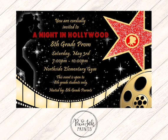 Celebrity Party Invitations 9