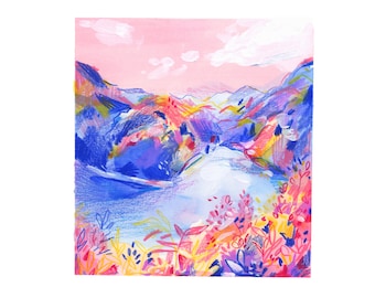 Mountain Landscape 1 -- Art Print