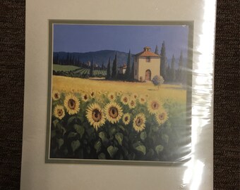 Vintage Print, Golden Warmth