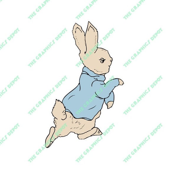 Download Peter Rabbit SVG file DXF file EPS file png file