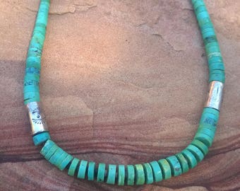 Sweet Kingman Turquoise Necklace From The 1990's