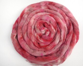 Speckled Mauve Merino Roving