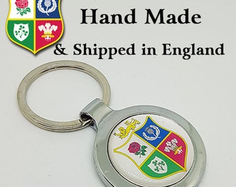 Made to Order British and Irish Lions Key Ring - A Great Gift