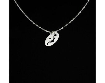 Japan Necklace - Japan Jewelry - Japan Gift