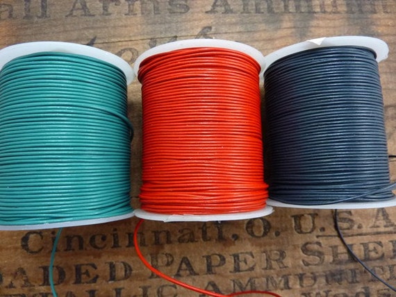 1mm Leather Cord Quality 3 Colors Available