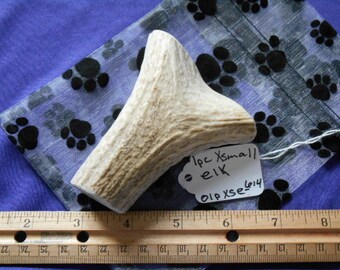 1 Piece X-Small Elk Deer Antler Dog Chews for Light to Moderate Chewers LESS than 5 lbs.,o1pxse-614