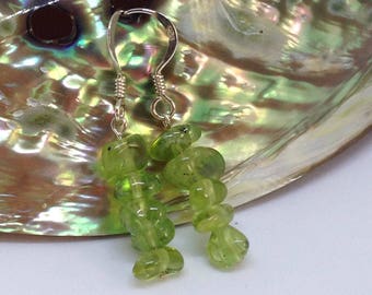 Peridot earrings (August birthstone)