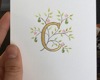 Illuminated letter c | Etsy
