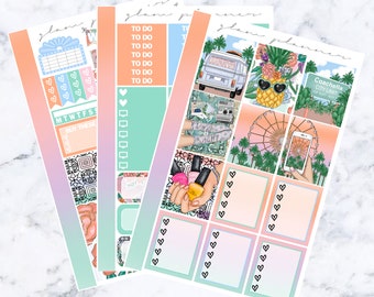 Sunset Festival Essentials Sticker Kit