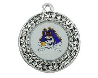 East Carolina Pirates Charm- Qty:1