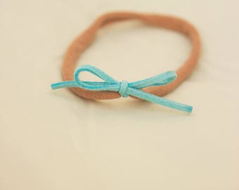 Baby Blue Nylon Headband