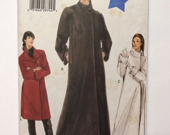 Vogue 9953 Coat Pattern - Sew a Loose Fitting A Line coat- Plus Sizes - 16- 20