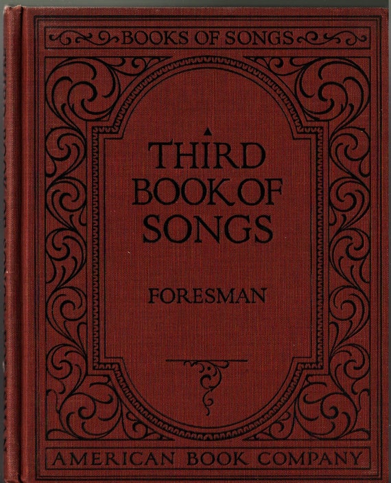 Third Book of Songs + Robert Foresman + 1925 + Vintage Music Book