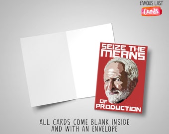 Seize the means of production! Jeremy Corbyn - Comrade cards for cool communists