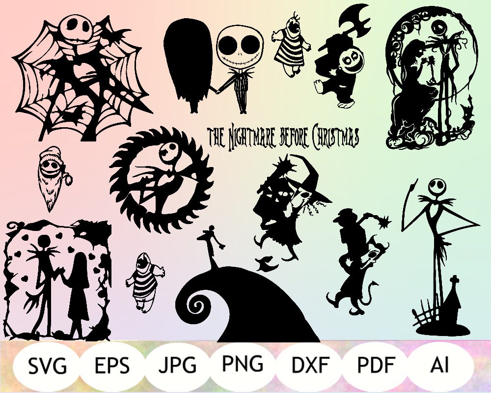 Download 52 Nightmare Before Christmas SVG, Nightmare Before ...