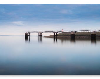 Old Disused Pier At Western Harbour, Edinburgh, Scotland