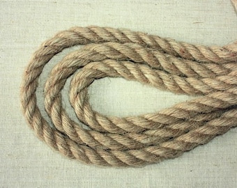 16 mm Jute Cord Natural = 11 Yards = 10 Meters Jute Rope Jute Cord Natural Fiber Rope Burlap String Cording Natural Jute Rope Wilde Treasure