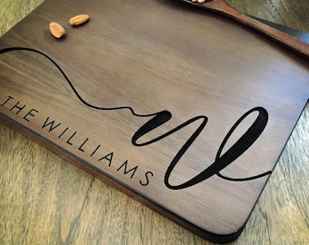 Personalized Cutting Board Personalized Custom Cutting Board Wedding Gift Cutting Board Engraved Cutting Board Anniversary Cutting Board #11