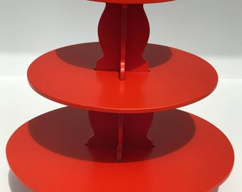 3 Tier Orange Cupcake Stand/Dessert Stand